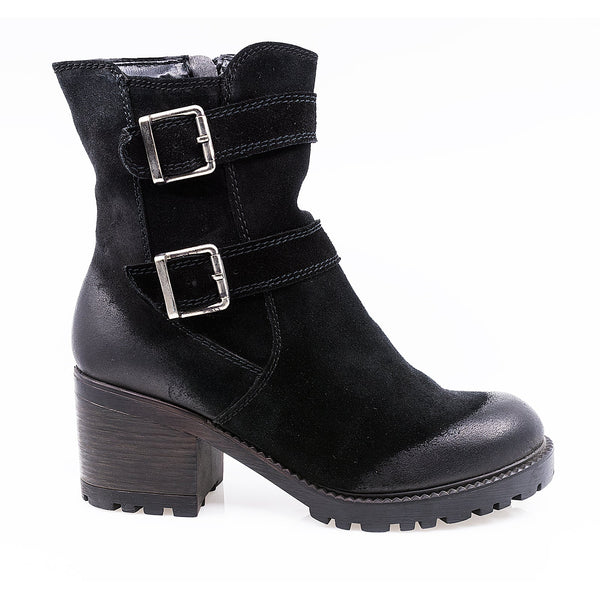 Ghete dama, MIU-113, casual, piele naturala