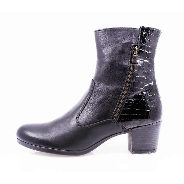 Ghete dama, Luigy-EMA N, casual, piele naturala