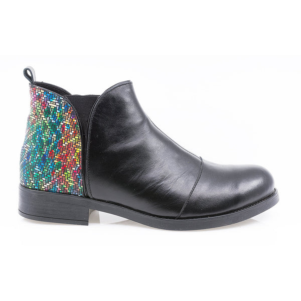 Ghete dama, Michelle-912, casual, piele naturala