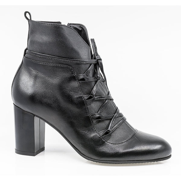 Ghete Dama, MIU-737/2 N1, Elegante, Piele Naturala