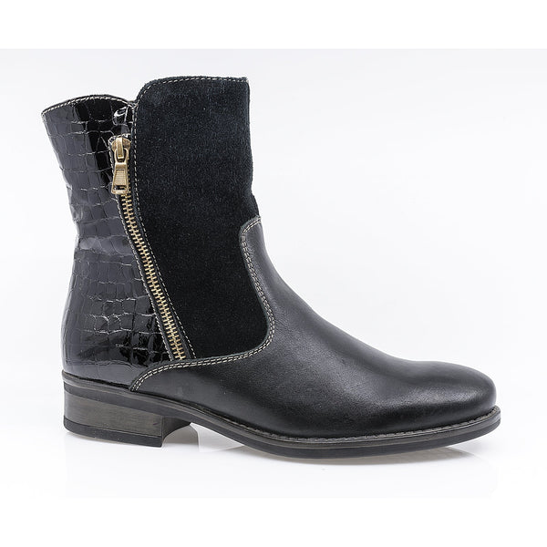 Ghete dama, Luigy-FRANCA N, casual, piele naturala