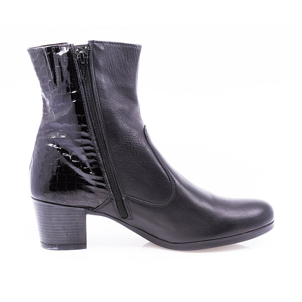 Ghete dama, Luigy-EMA N, casual, piele naturala