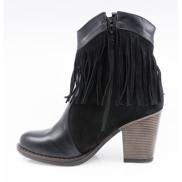 Ghete dama, MIU-786/4, casual, piele naturala