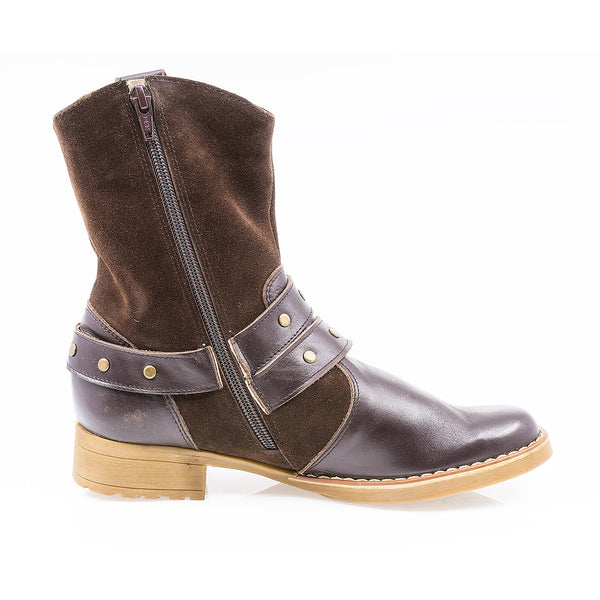 Ghete dama, Michelle-549, casual, piele naturala