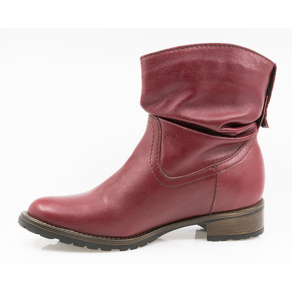 Ghete Dama, MIU-VERONE/6 B, Casual, Piele Naturala, Grena
