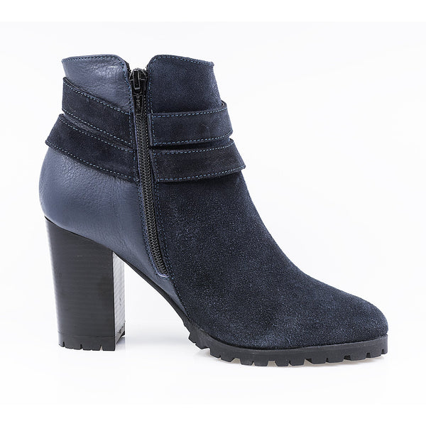 Ghete Dama, MIU-REGIN/3 BL, Elegante, Piele Naturala