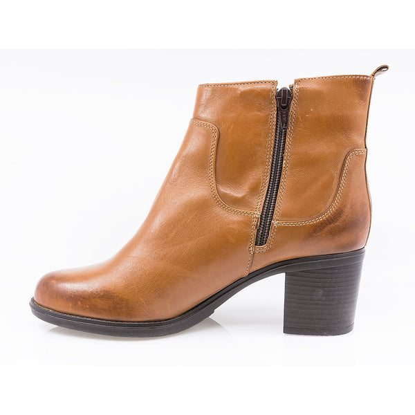 Ghete dama, MIU-389/4C, casual, piele naturala
