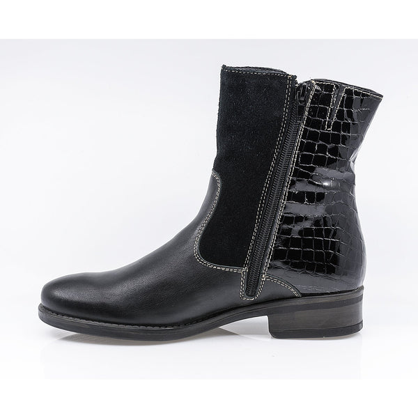 Ghete dama, Luigy-FRANCA N, casual, piele naturala