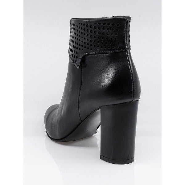 Ghete dama, MIU-736/3N, elegante, piele naturala, negru