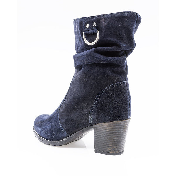 Ghete Dama, MIU-260/2 BL, Casual, Piele Naturala