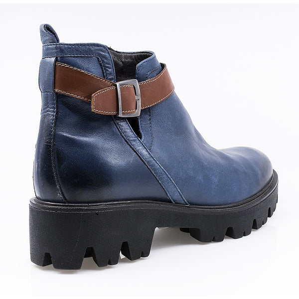 Ghete Dama, MIU-1661 BL, Casual, Piele Naturala
