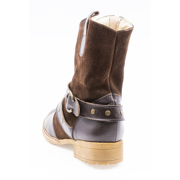 Ghete dama, Michelle-549, casual, piele naturala