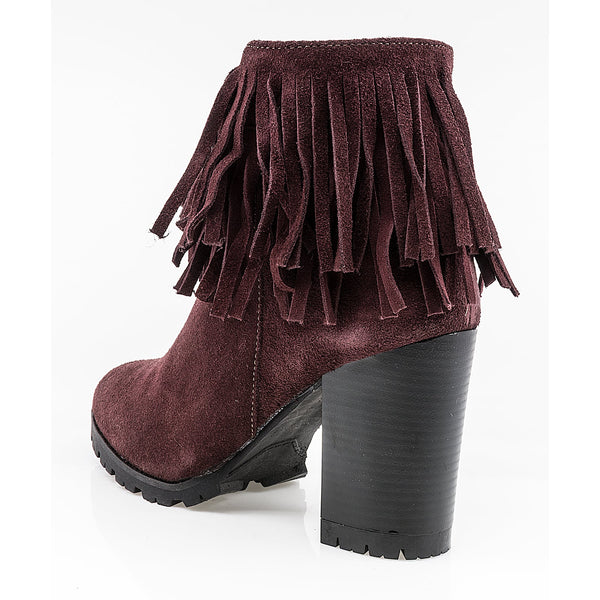 Ghete Dama, MIU-REGINA BFB, Casual, Piele Naturala, Grena