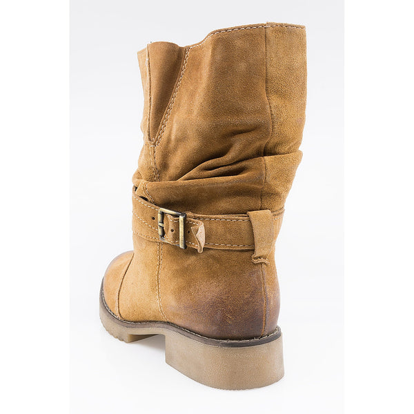 Ghete dama, MIU-2862/2BFC, casual, piele naturala