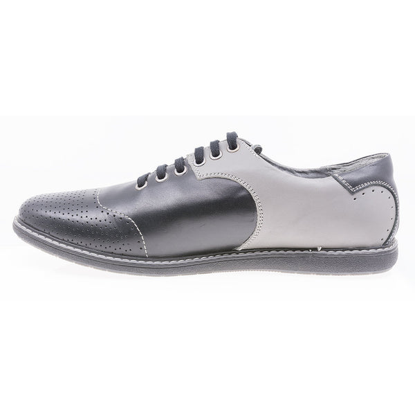 Pantofi barbati, Covi Star-COV-480, casual, piele naturala, gri