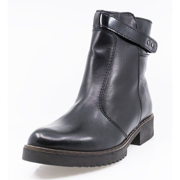 Ghete dama, MIU-2862/6BL, casual, piele naturala