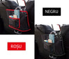 Organizator auto multifunctional cu suport pentru geanta intre scaune