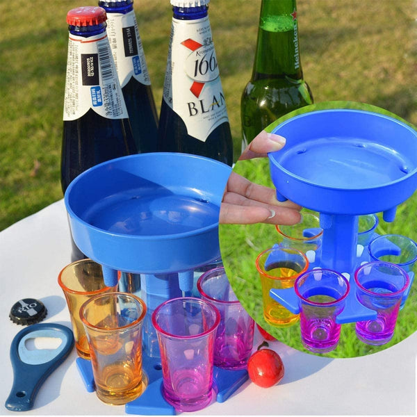 Dozator de băuturi 6 shot-uri cu turnare multipla