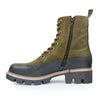 Ghete dama, Caspian, Cas-Perla, casual, piele naturala, kaki