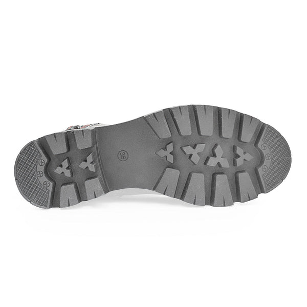 Ghete dama, Caspian, Cas-Perla, casual, piele naturala, kaki