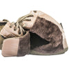 Ghete dama, Caspian, Cas-Perla, casual, piele naturala, kaki