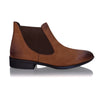 Ghete dama, Caspian, Cas-z2650, casual, piele nabuc, tabac