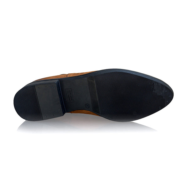 Ghete dama, Caspian, Cas-z2650, casual, piele nabuc, tabac