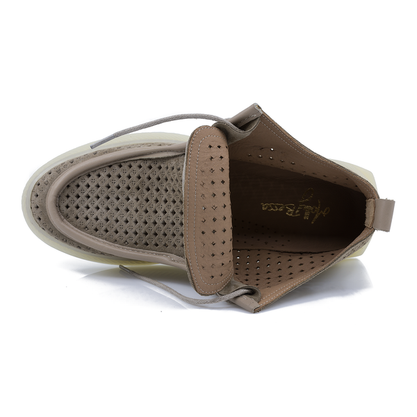 Ghete Dama, Model-990-5803, Casual, Piele Intoarsa, Gri