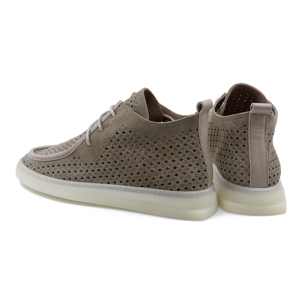 Ghete Dama, Model-990-5803, Casual, Piele Intoarsa, Gri