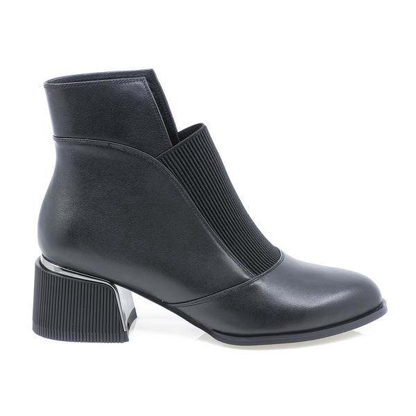 Ghete Dama, Betina Scarpe, Bet-F1046, Elegante, Piele Naturala, Negru