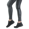 Ghete Dama, Caspian, Cas-66187, Casual, Piele Nabuc, negru