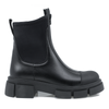 Ghete Dama, Caspian, Cas-Arma, Casual, Piele Naturala, Negru