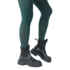 Ghete Dama, Caspian, Cas-Arma, Casual, Piele Naturala, Negru