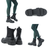 Ghete Dama, Caspian, Cas-Arma, Casual, Piele Naturala, Negru