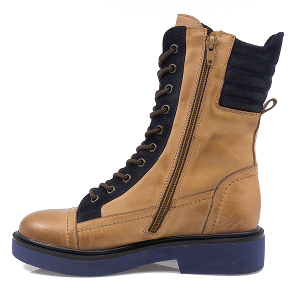 Ghete Dama, Caspian, Cas-Riana, Casual, Piele Naturala, coniac