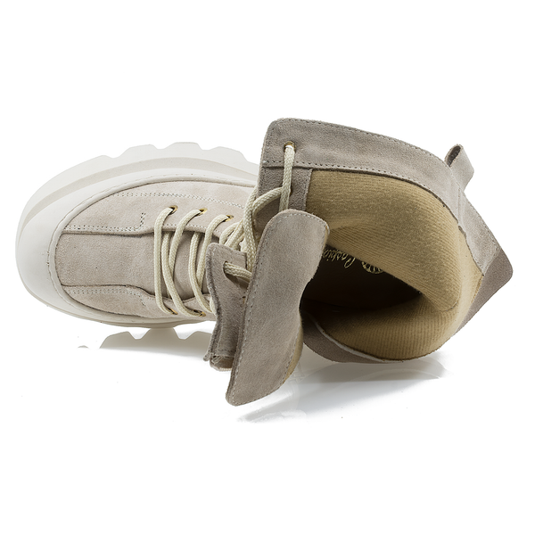 Ghete Dama, Caspian, Cas-Smirna, Casual, Piele Intoarsa, bej