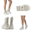 Ghete Dama, Caspian, Cas-Smirna, Casual, Piele Intoarsa, bej