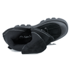 Ghete Dama, Caspian, Cas-Smirna, Casual, Piele Intoarsa, negru