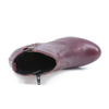 Ghete Dama, Caspian-Cas-5021, Casual, Piele Naturala, Bordo