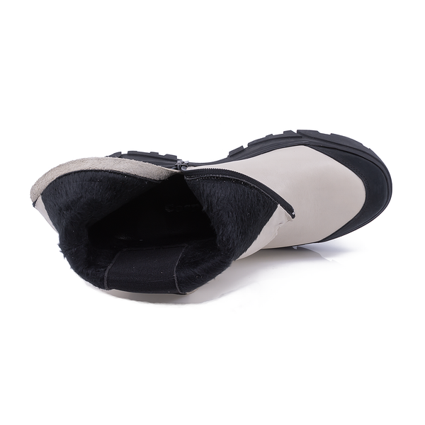 Ghete Dama, Caspian, Cas-66233, Casual, Piele Naturala, Nud
