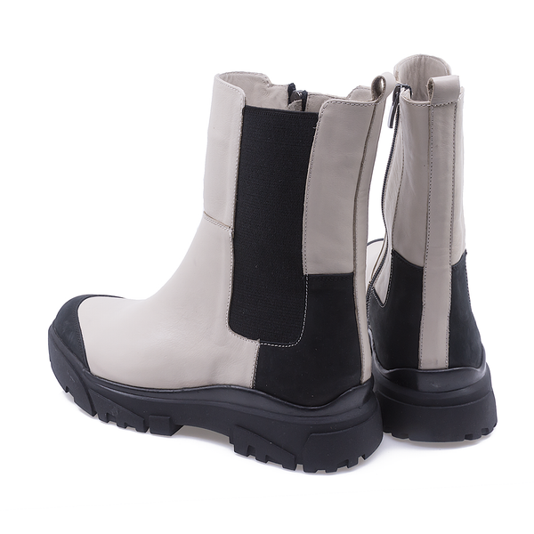 Ghete Dama, Caspian, Cas-66233, Casual, Piele Naturala, Nud