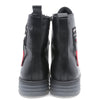 Ghete dama, Caspian, Cas-Astra-T-ARI, casual, piele naturala, negru