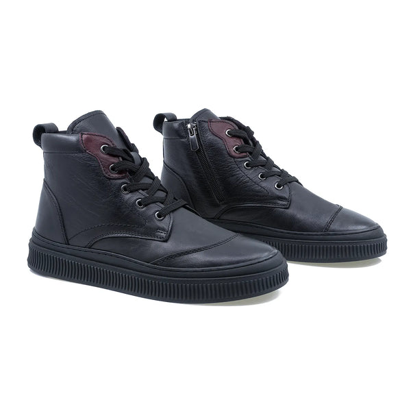 Ghete Dama, Clark, Casual, Piele Naturala, Negru