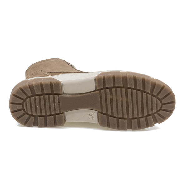 Ghete Dama, Coco, Casual, Piele Nabuc, Maro