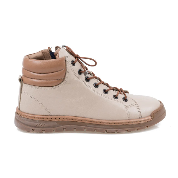 Ghete Dama, Covi, Casual, Piele Naturala, Bej