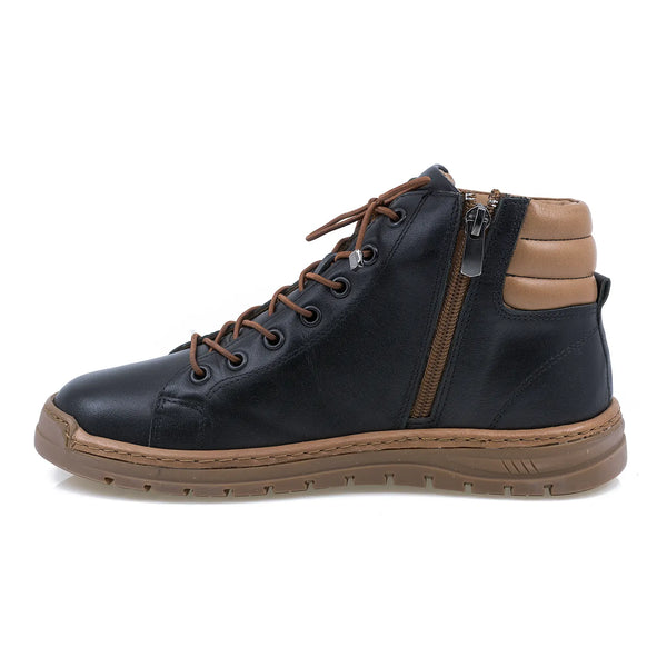 Ghete Dama, Covi, Casual, Piele Naturala, Negru