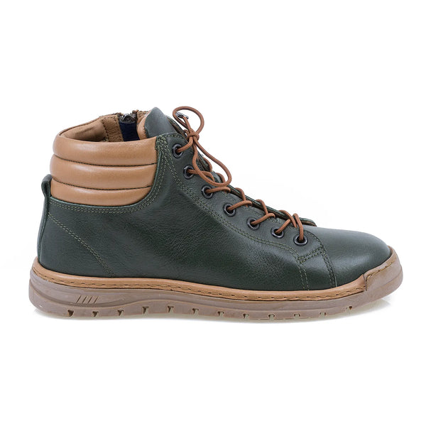 Ghete Dama, Covi, Casual, Piele Naturala, Verde