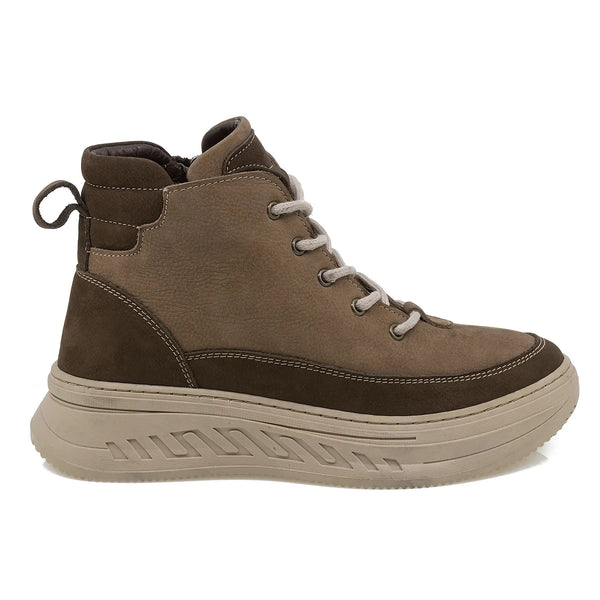 Ghete Dama, Crina, Casual, Piele Nabuc, Maro