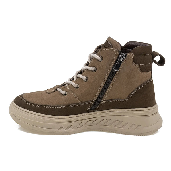 Ghete Dama, Crina, Casual, Piele Nabuc, Maro