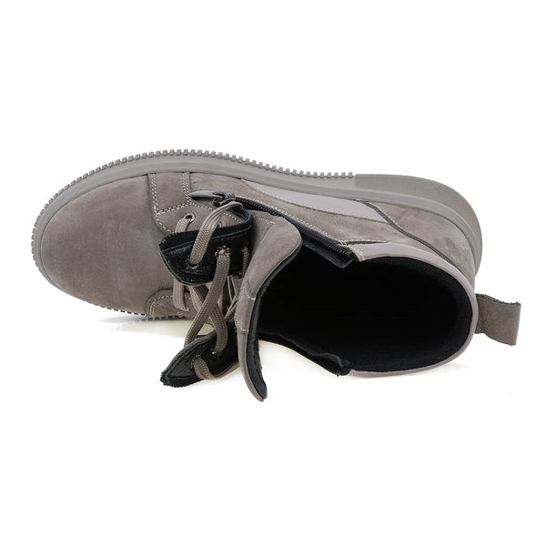 Ghete Dama, Emi, Casual, Piele Intoarsa, Gri
